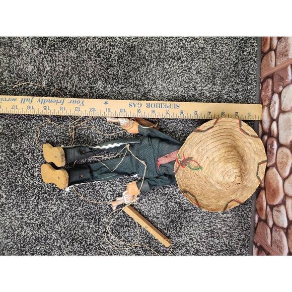 Mexican Folk Art String Puppet  Marionette #A76 - Picture 7 of 9